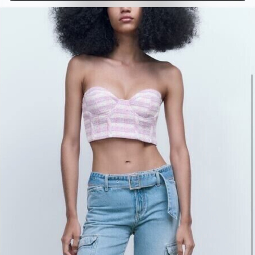 Zara corset top